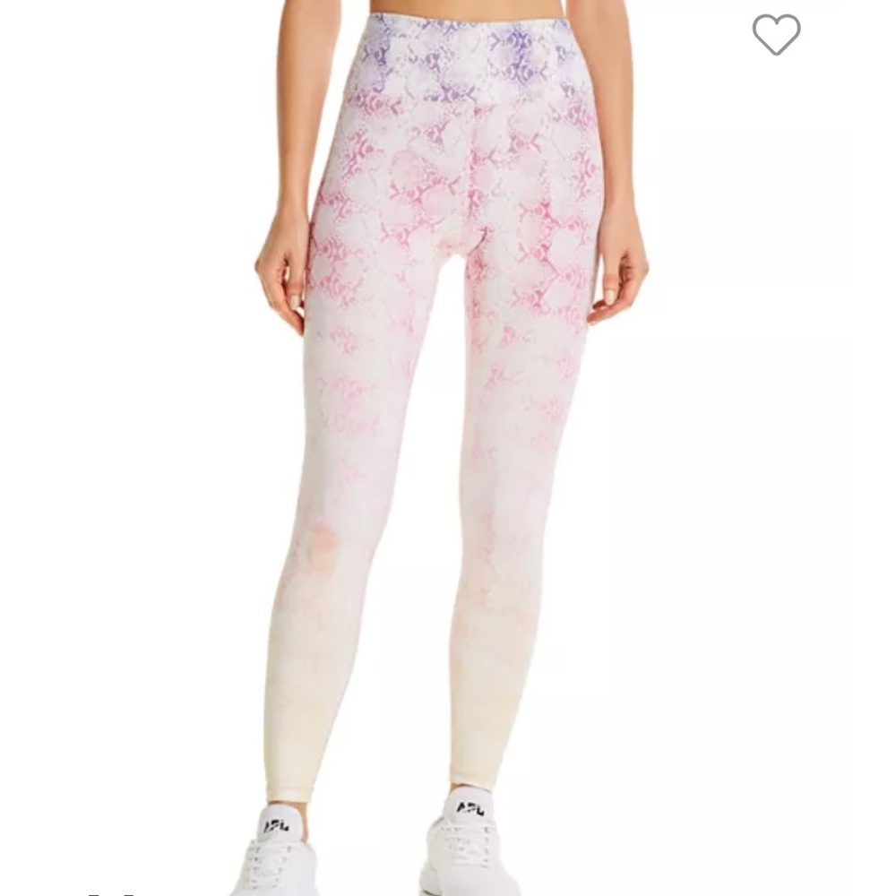 SPIRITUAL GANGSTER Essential High Rise Rainbow‎ Snake Print Legging